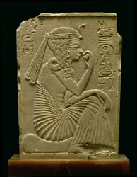 Ramses II (1279-1213 f.Kr.) som barn, New Kingdom (kalkstein)